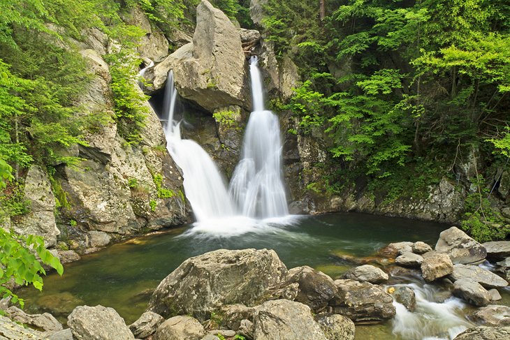 Bash Bish Falls in the Berkshires