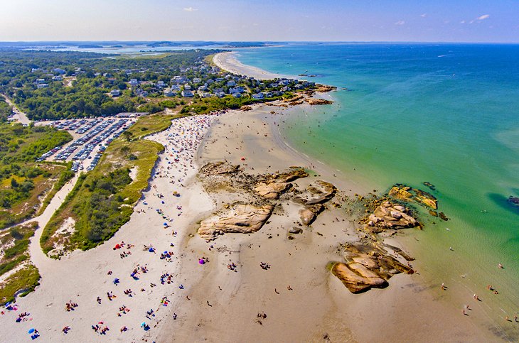 Aerial of Wingaersheek Beach