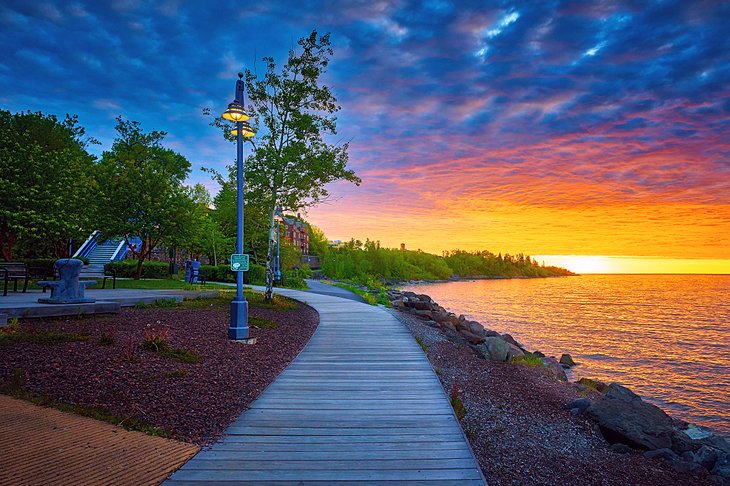 Canal Park at dawn