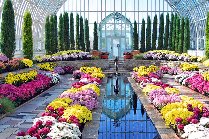 Sunken Garden at Como Park Zoo and Conservatory