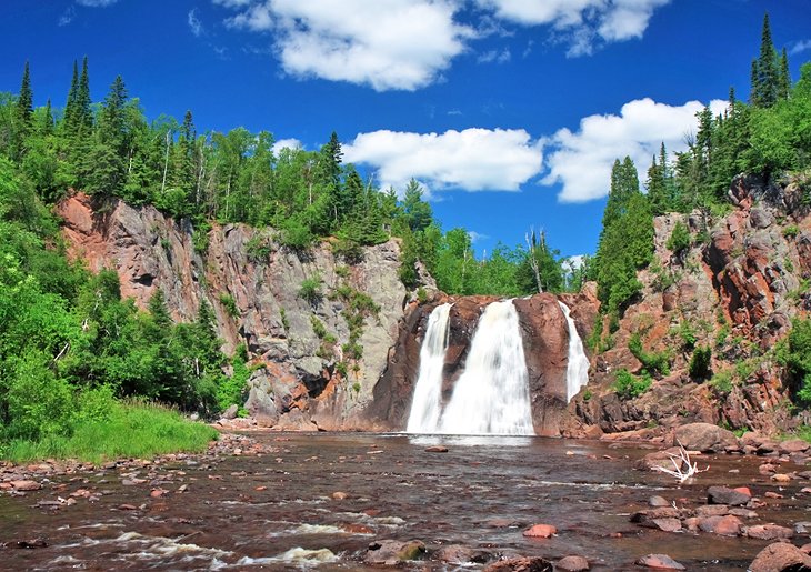 Waterfall at Tettegouche State Park