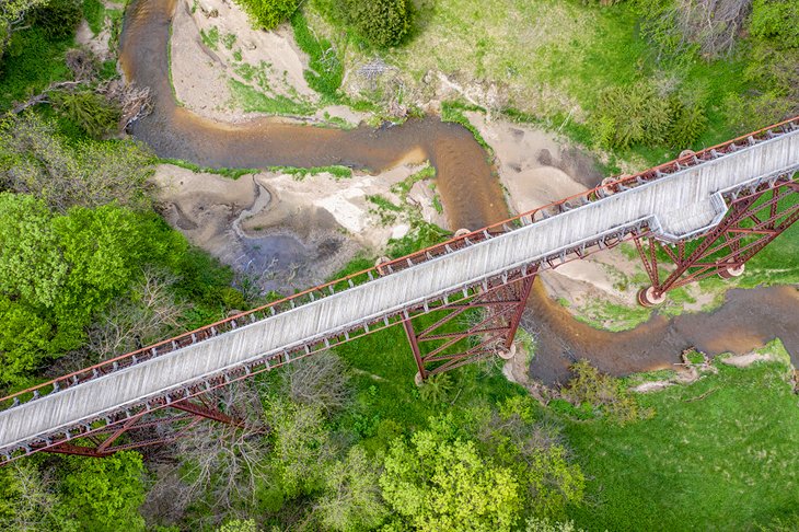 Cowboy Trail bridge over Niobrara River