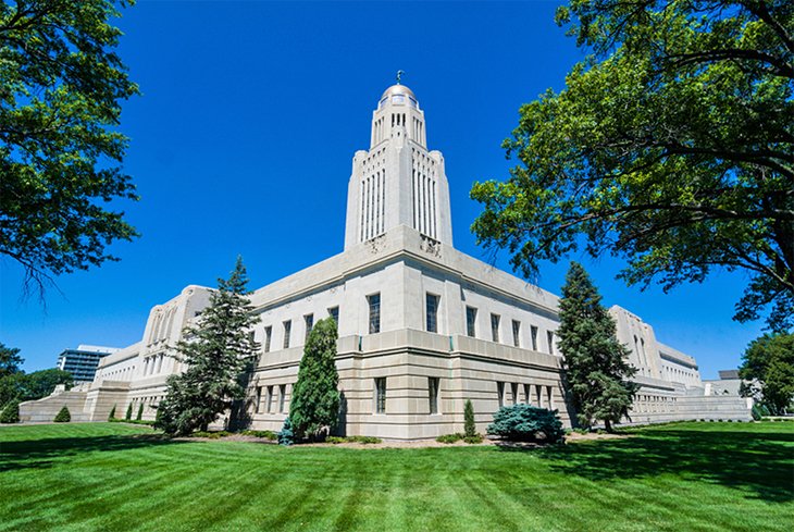 State Capitol building in Lincoln