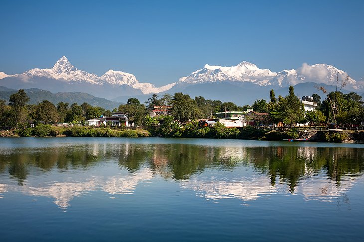 Mountain view from Pokhara