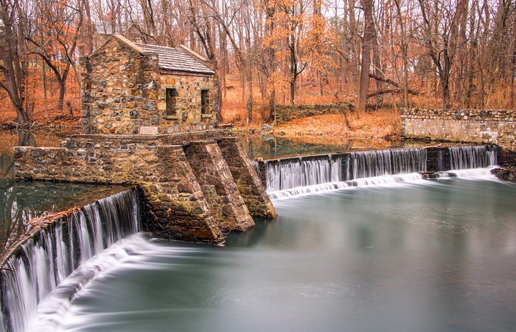 Waterfall at Speedwell Lake