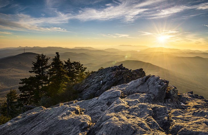 Sunset from Grandfather Mountain