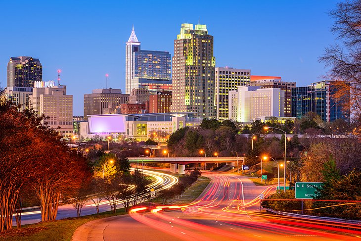 Raleigh at Night