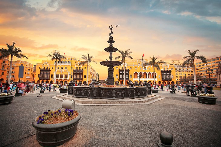 Lima's historic district