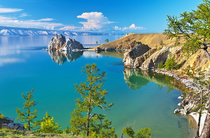 Lake Baikal in the summer