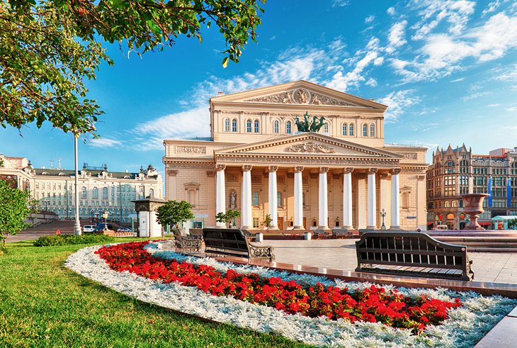 The Bolshoi Theater in Moscow