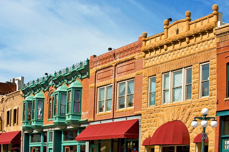 Historic buildings in Deadwood, South Dakota