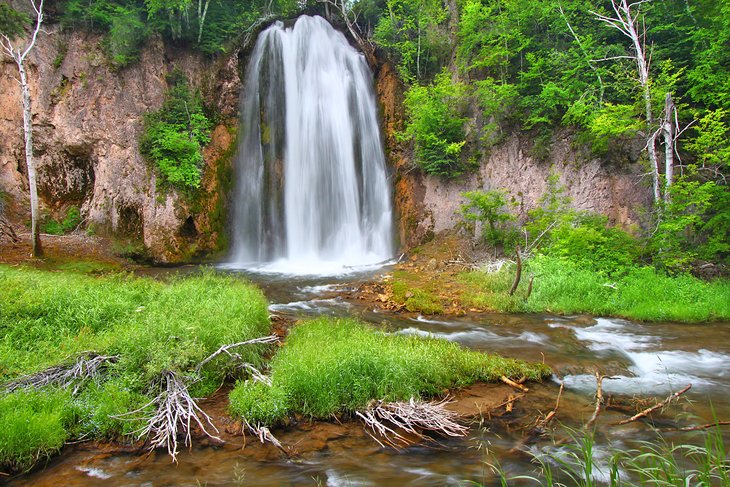 Spearfish Falls in Spearfish Canyon