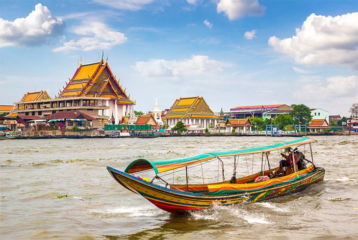 Long-tail boat in Bangkok