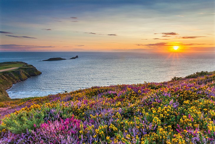 Rhossili Bay on the Gower Peninisula