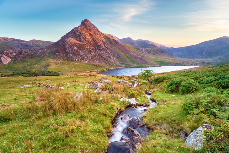 Mount Tryfan above Llyn Ogwen