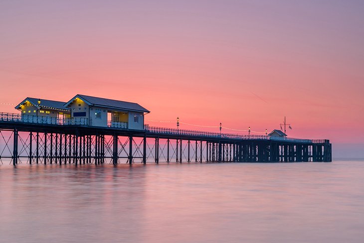 Penarth Pier at sunrise