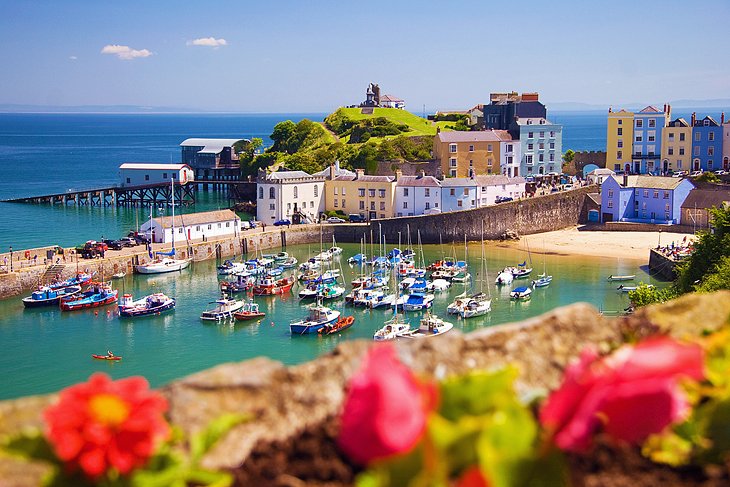 Tenby in South Wales