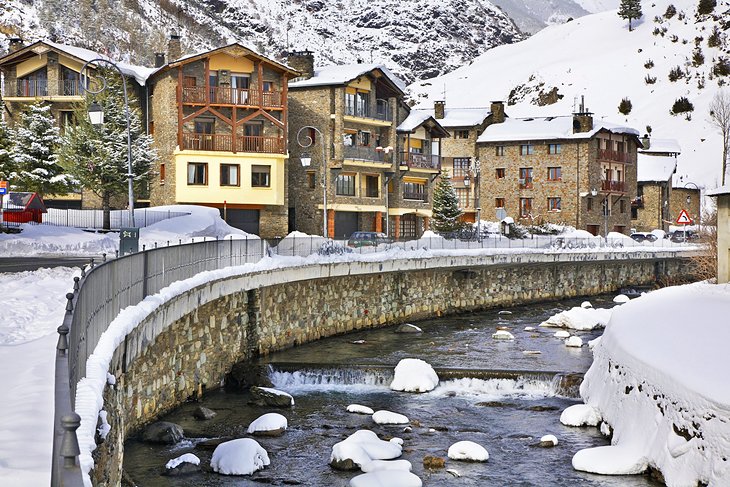 Valira d'Orient river in La Cortinada