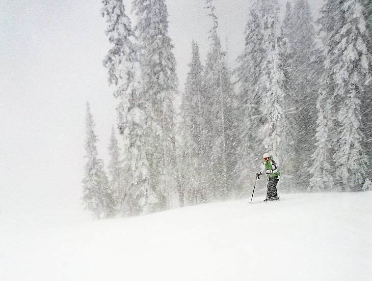 Powder day at Arizona Snowbowl