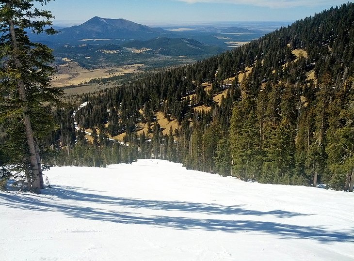 Spring skiing at Arizona Snowbowl