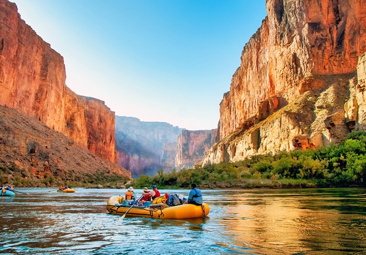 Rafting on the Colorado River in the Grand Canyon