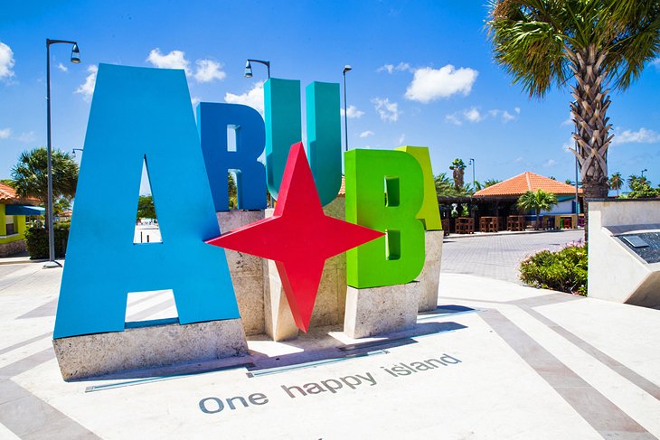 Aruba Tourism sign