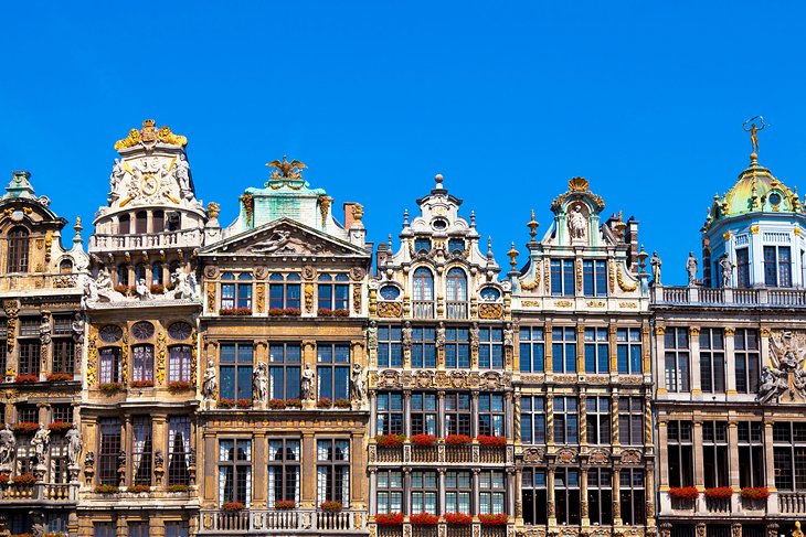 Guildhalls on the Grand Place, Brussels