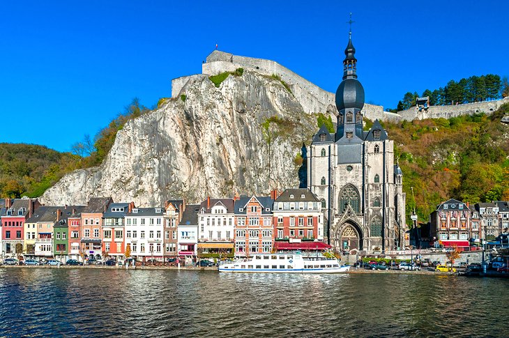 Meuse river and the Citadel of Dinant