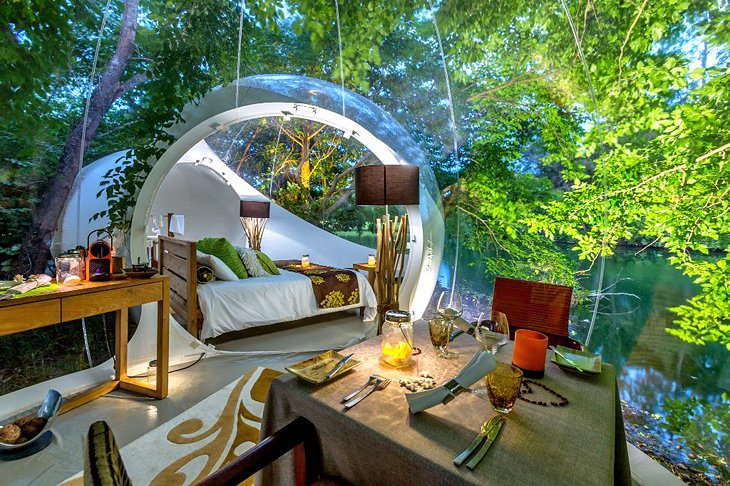 Photo Source: Bubble Lodge Bois Cheri