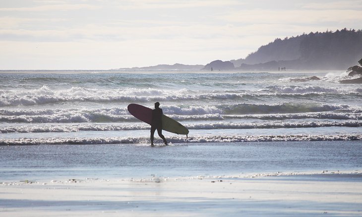 Surfer in Tofino