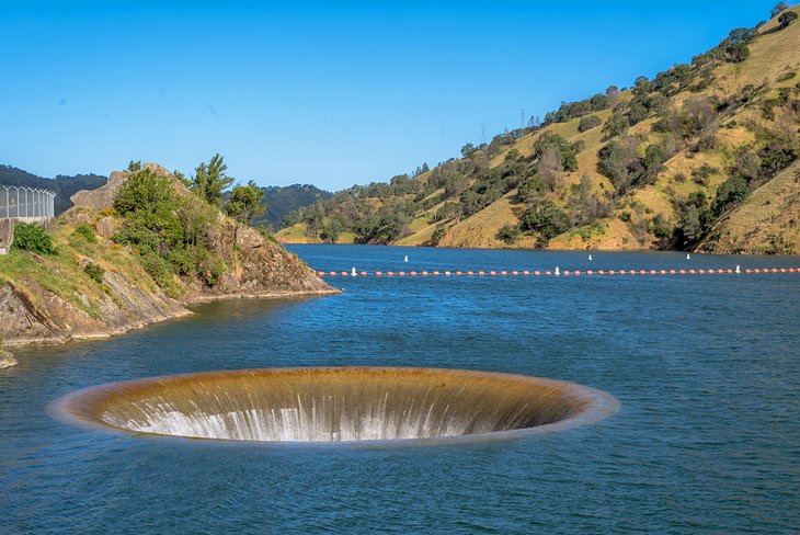 Morning Glory Spillway at Lake Berryessa