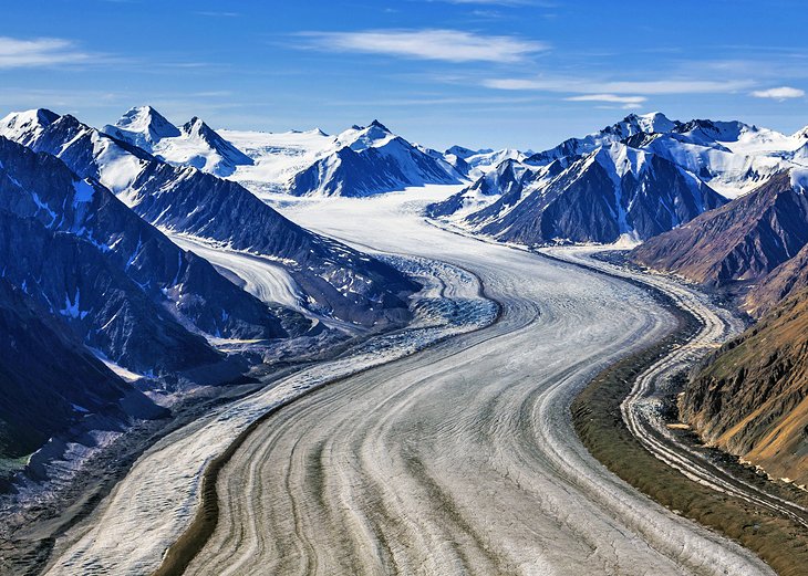 Kaskawulsh Glacier in Kluane National Park