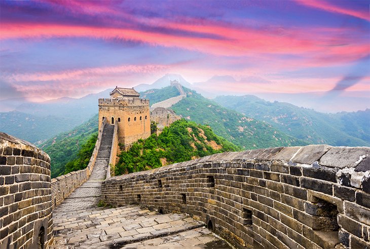 The Great Wall at dusk