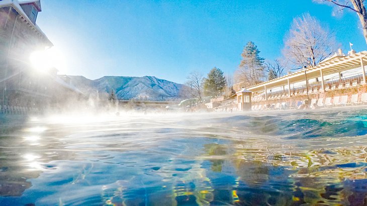 Hot springs at Glenwood Springs