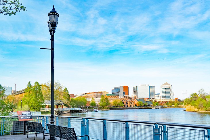 Wilmington skyline and the Christiana River