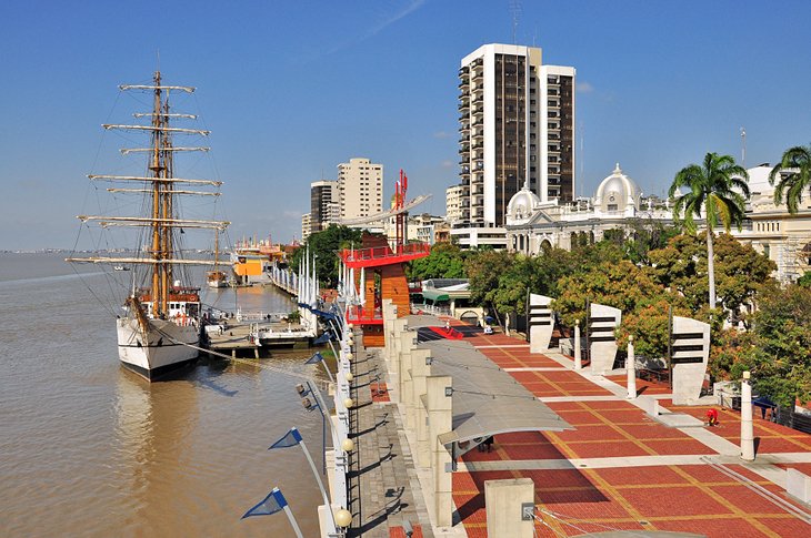 The Malecón in Guayaquil