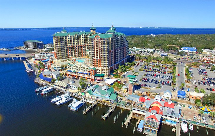 Aerial view of Destin, Florida