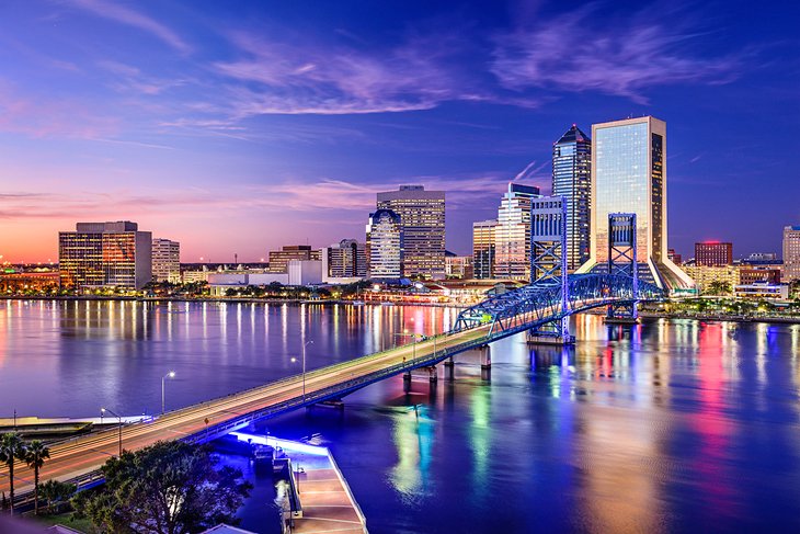 Jacksonville at night