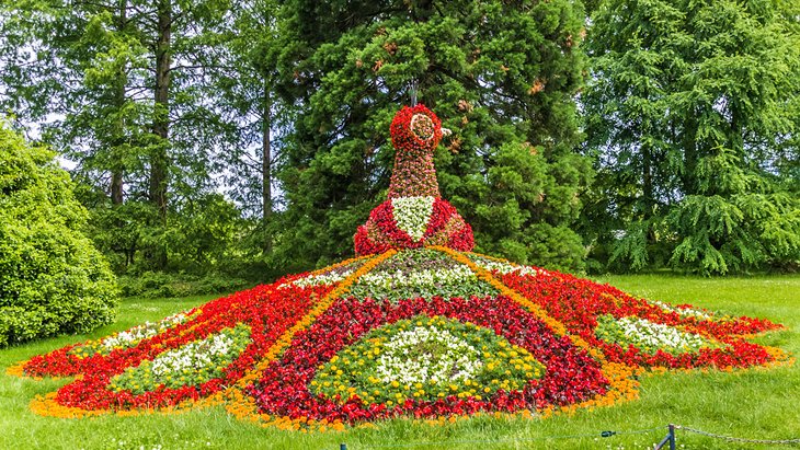 Floral installation on Insel Mainau