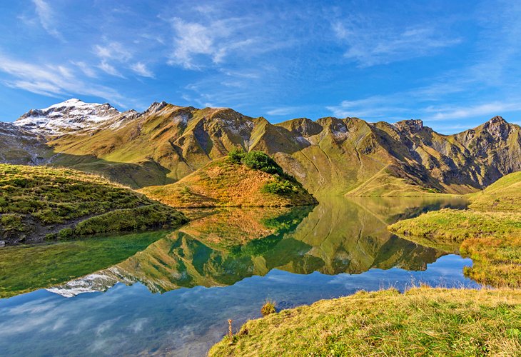 Lake Schrecksee in the fall