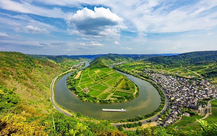 Mosel River horseshoe bend