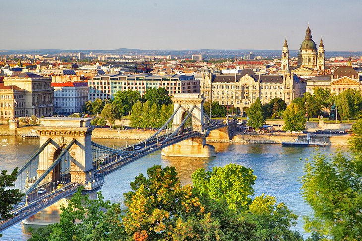 Széchenyi Chain Bridge in Budapest