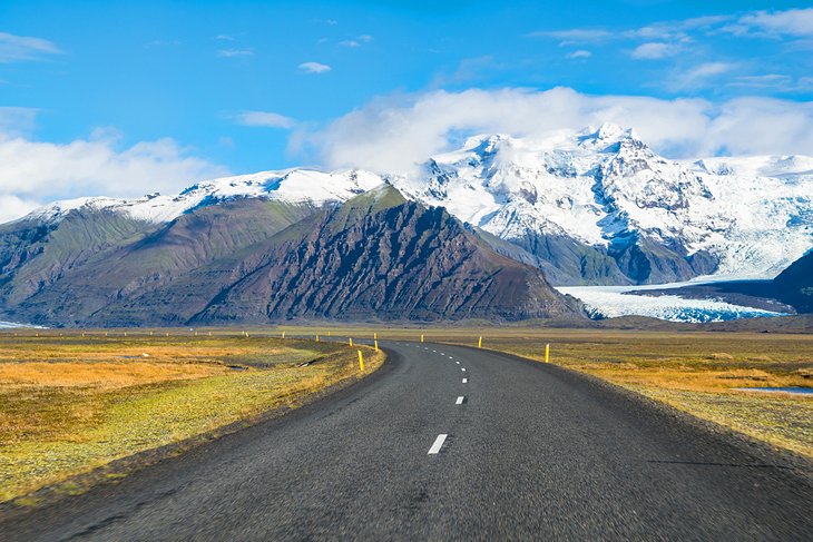 Dramatic scenery on the Ring Road in Iceland