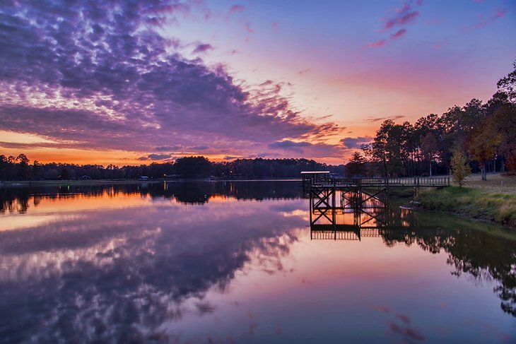 Sunset at Toledo Bend State Park