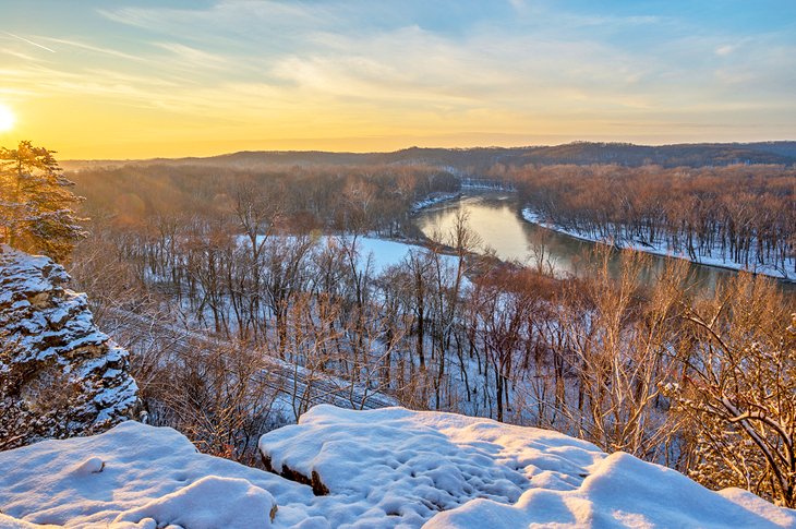 Meramec River in Castlewood State Park