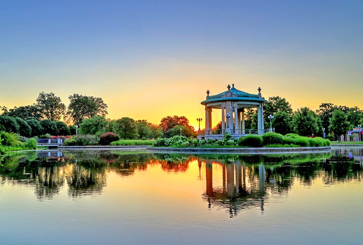 Forest Park at sunset