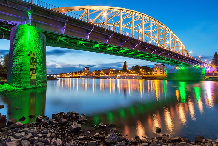 Bridge at dusk in Arnhem