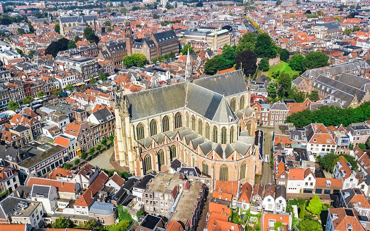 Aerial view of Leiden