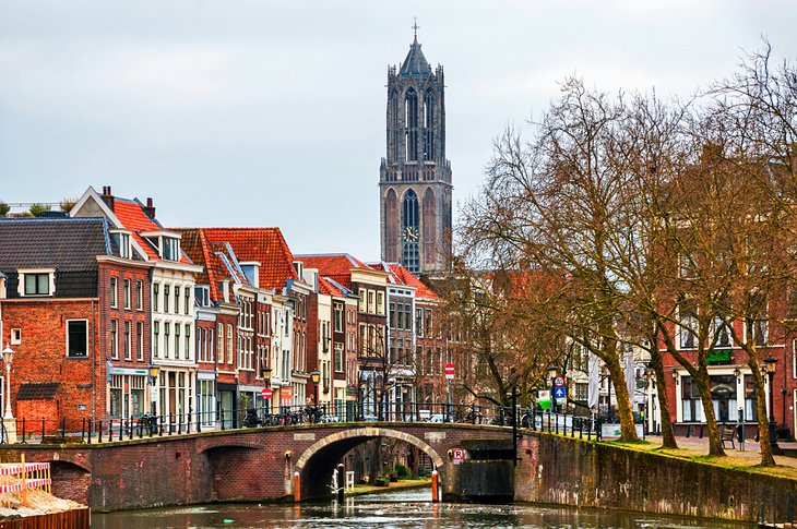 Old town Utrecht and the Dom Tower