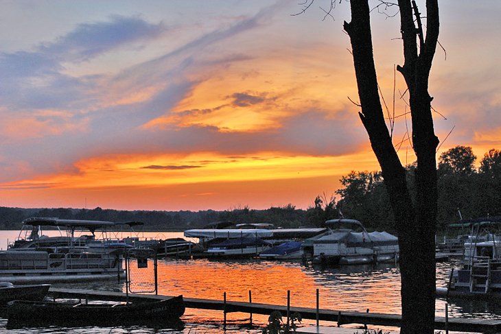 Chippewa Lake at sunset